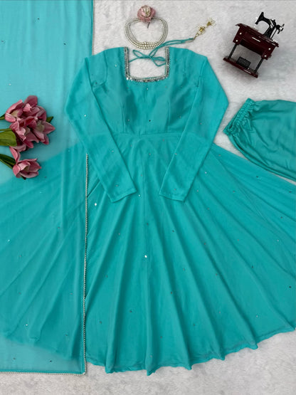 Anarkali 3 pcs set