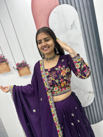 Pehraavi New Festival Lehenga Choli Dupatta set