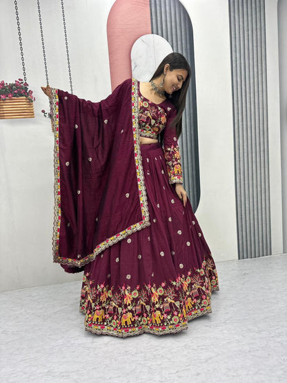 Pehraavi New Festival Lehenga Choli Dupatta set