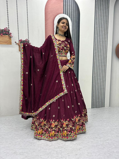 Pehraavi New Festival Lehenga Choli Dupatta set