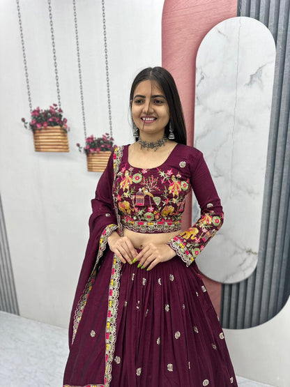 Pehraavi New Festival Lehenga Choli Dupatta set