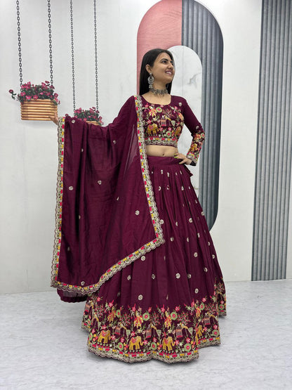 Pehraavi New Festival Lehenga Choli Dupatta set